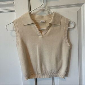 John Galt Collared Sweater Vest